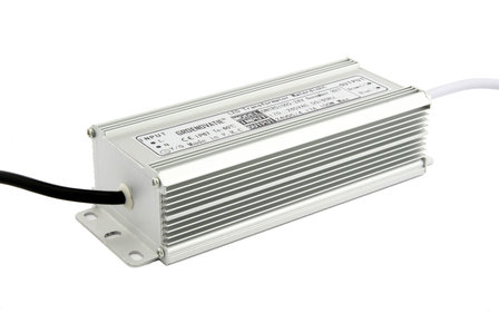 Blanco artikel werkloosheid LED Transformator 12V, Max. 100 Watt, Waterdicht IP67, Dimbaar - Lamp #1