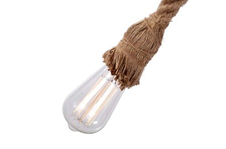 Lamp van touw