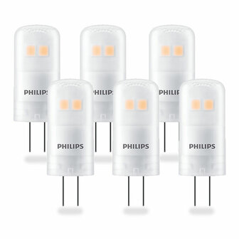 Philips CorePro LED G4 1 Watt 6-Pack ✓ 3000K Wit -