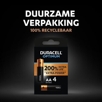 Duracell Optimum AA 4x