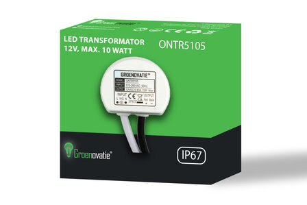 LED Transformator 12V, 60 Watt, Waterdicht - LED Trafo Dimbaar