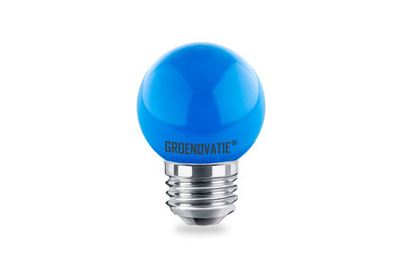 blauwe led lamp