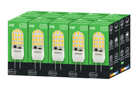 Groenovatie GY6.35 LED Lamp 4W 10 Stuks