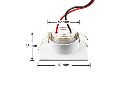 vierkante led inbouwspot