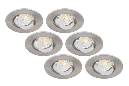 6 Pack LED Inbouwspot