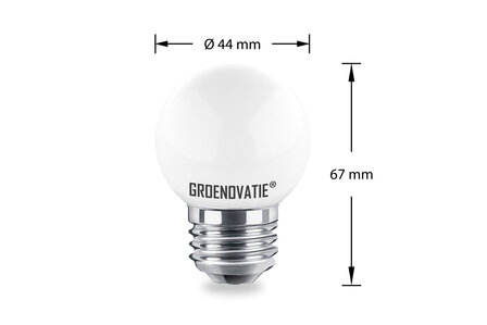 led lamp e27 wit