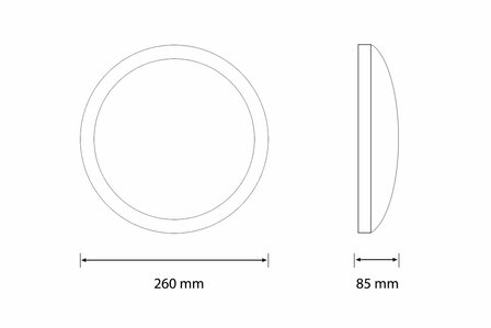 Waterdicht led plafonniere