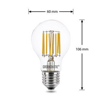 dimbaar led lamp 8 watt