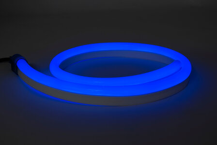 blauwe neon flex