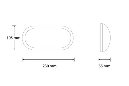 ovaal led lamp