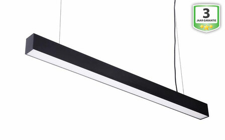 linear led zwart