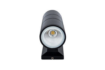 led wandlamp buiten zwart rond