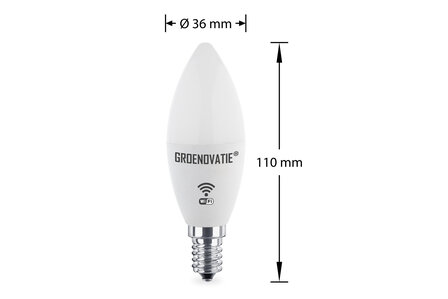 e14 smart wifi led lamp 5w