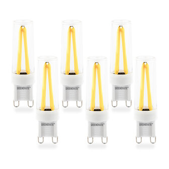 g9 LED dimbaar 6 pack