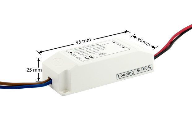 Ongeldig omdraaien Toeval LED Transformator 12V, Max. 15 Watt, Dimbaar - Lamp #1