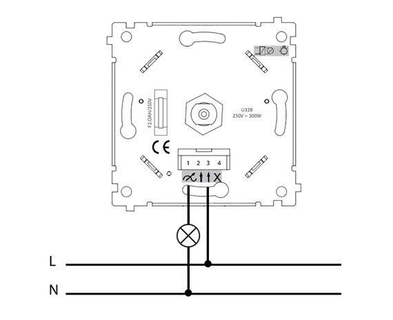 LED dimmer schema