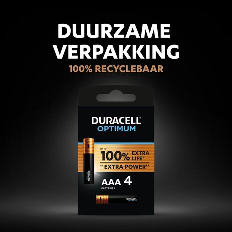 Duracell Optimum AAA 4x