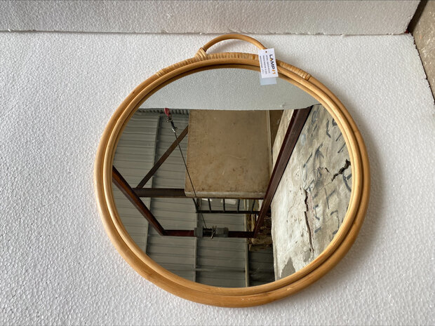 Rattan Mirror