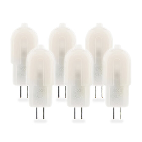 6-pack dimbare g4 led lamp