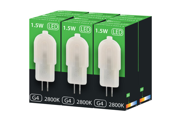 6 pack dimbare led lamp