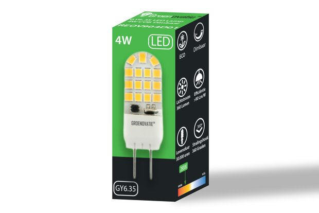 Groenovatie GY6.35 LED Lamp 4W