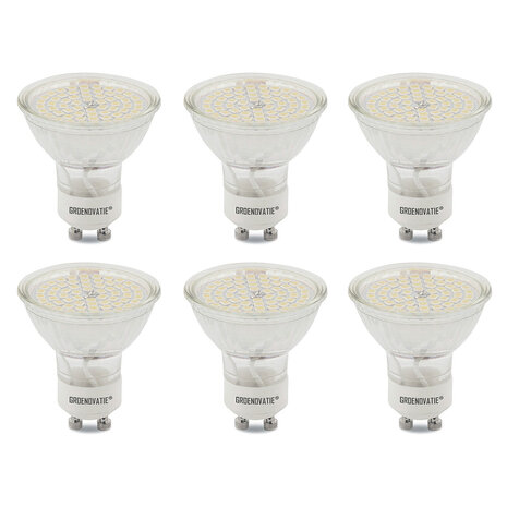 6 Pack GU10 LED Spot SMD 5W