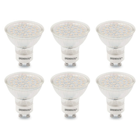 6-Pack GU10 LED Spot SMD 3W