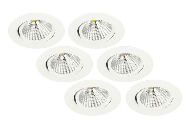 6-Pack led inbouwspot