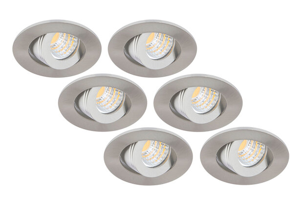 6 Pack LED Inbouwspot