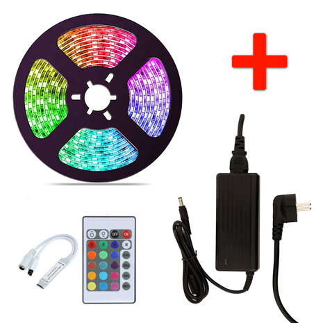 led strip rgb 5 meter set