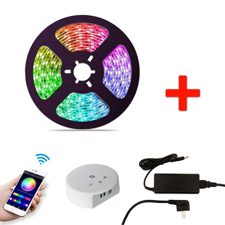 led strip rgb 5 meter set smart wifi