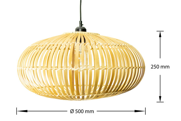 Bamboe Hanglamp ⌀50 cm