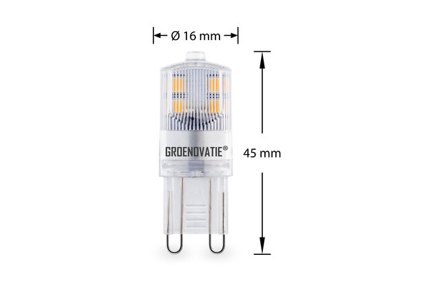 Groenovatie G9 LED Lampje