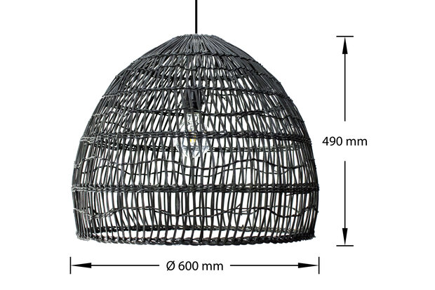 Rieten Hanglamp ⌀60 cm