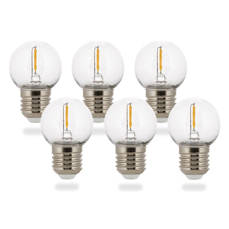 e27 led mini lamp 6 pack