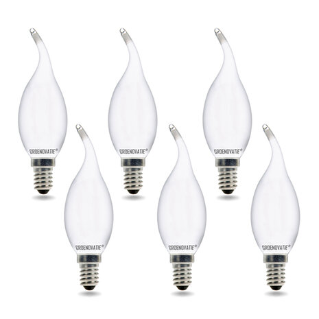 LED filament kaarslampen 6 pack