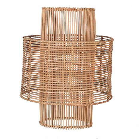 Rotan / Rieten Hanglamp, Handgemaakt, Naturel, ⌀35 cm