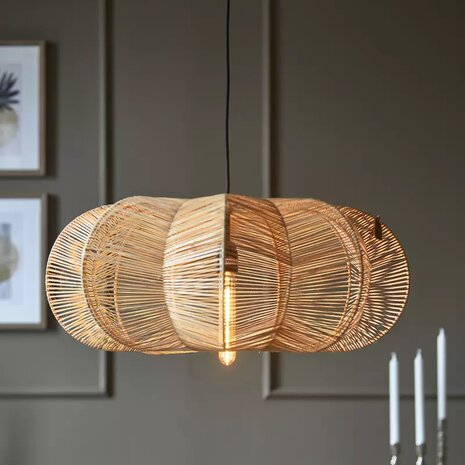 Rieten hanglamp