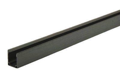 LED Neon Flex Aluminium Profiel 1 Meter, Zwart