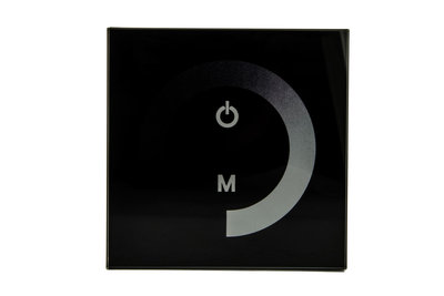 LED Touch Dimmer 12V-24V, 8A, Zwart