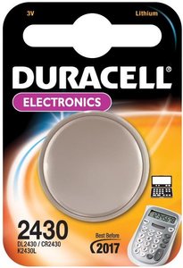 Duracell Knoopcel Batterij, 2430, Niet Oplaadbaar