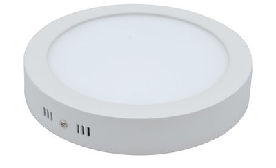 LED Paneel Plafondlamp 6W, Rond 12cm, Opbouw