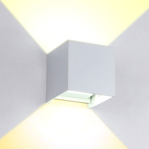 LED Wandlamp 7W Verstelbaar Warm Wit, Wit
