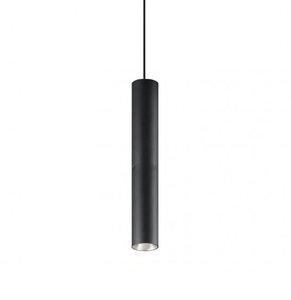 Design Tube Moderne Hanglamp 3W, Warm Wit, Ø4x50cm, Mat Zwart