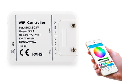 Wifi RGB LED Ufo Controller Android en Apple met veel functies