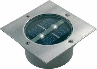 LED Solar Grondspot Tuinverlichting, Schemersensor, Waterdicht IP44, Warm Wit