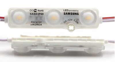 LED Module Samsung 5730 1.5W 12V Blauw IP68