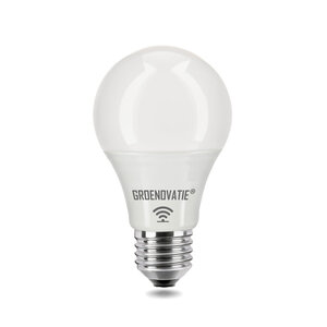 E27 LED Lamp 5W Warm Wit, HF Bewegingssensor