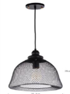 Gaaslamp Industrieel Design Hanglamp, E27 Fitting, ⌀32x35cm, Zwart