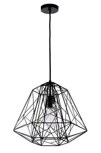 Industriële Metalen Draadlamp Kooi Hanglamp Zwart